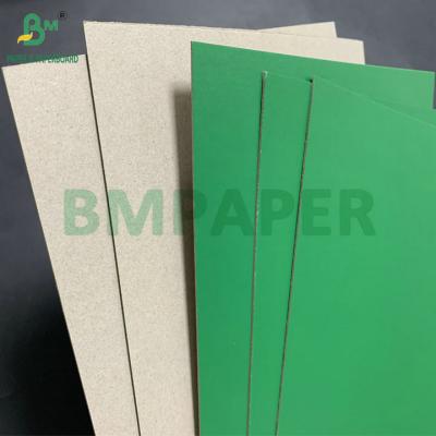 China 1mm 1.5mm Green Top Grey Back Stiffness Cardboard For Making Picture Frame for sale
