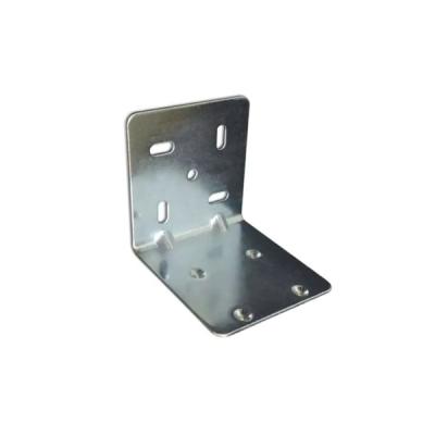 China Custom Stamping L Type Furniture Hardware Bracket Wrought Iron Angle Brackets for sale