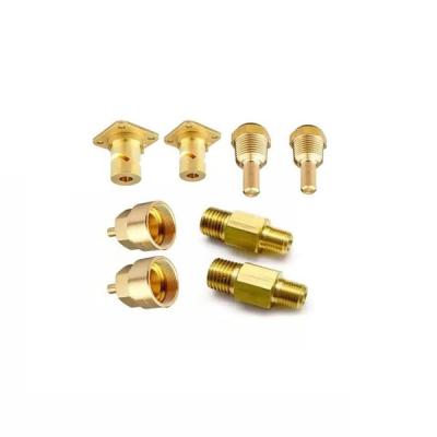 China Brass Metal CNC Machining Spare Parts Mechanical Small Metal Turning Service OEM for sale