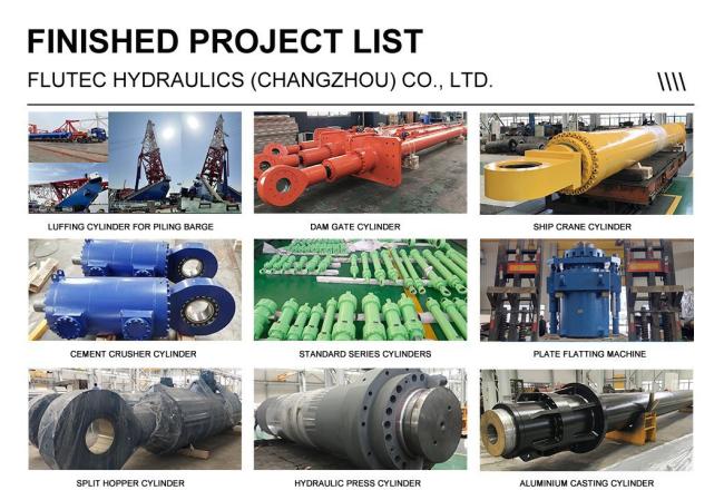 Heavy Duty Extra-Large Hydraulic Cylinder for Pile Driving Barge