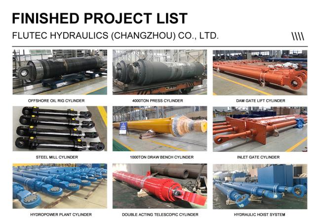 Carbon Steel Long Stroke Offshore Hydraulic Cylinder for Piling Bardge