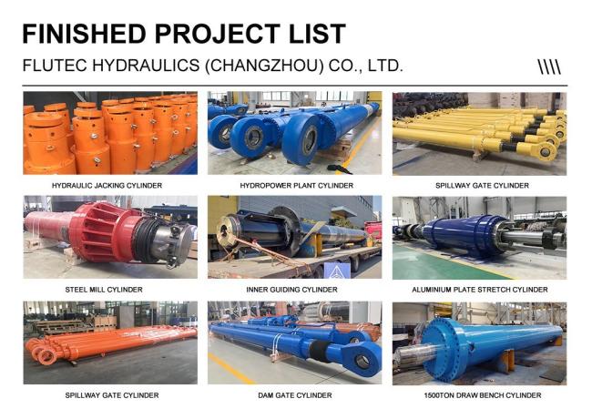 Chinese Factory Custom 1500ton Pull Cylinder for Hydraulic Cold Draw Bench