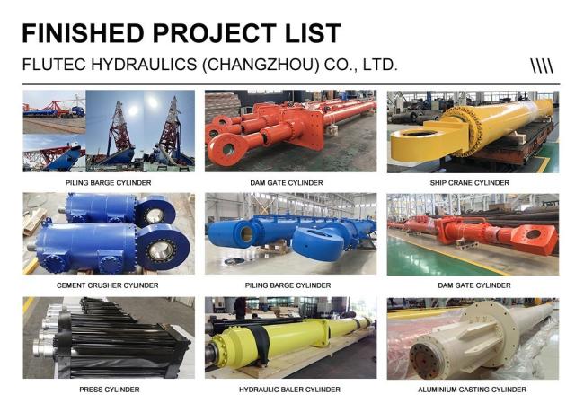 Custom Made Hydraulic Cylinder for Bridge Industry