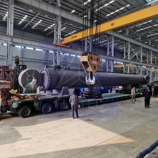 Quality Extra Large Hydraulic Cylinder Long Stroke For Pile Driving Barge for sale
