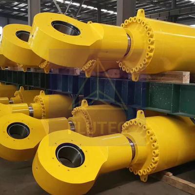 China Steel Marine Hydraulic Cylinder Custom Made Long Stroke Hydraulic Press Cylinder for sale
