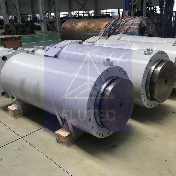 Quality Alloy Steel Long Stroke Hydraulic Cylinder Large Bore With Transducer Sensor for sale