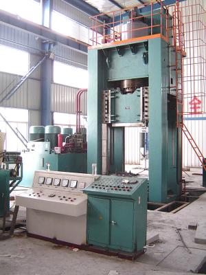 China Aluminium Die Casting Hydraulic Extrusion Press 500T Straight Sided Frame for sale