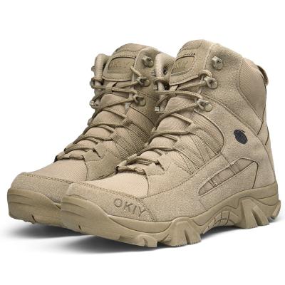 China Desert Lace Up Army Commando Boots Waterproof Anti Slippery Boots for sale
