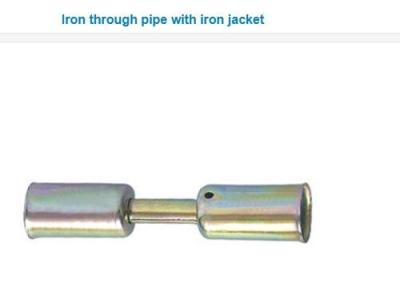 China Iron through pipe with iron jacket fitting air conditioning fitting for sale