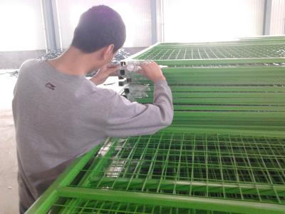 Chine hot sale customization Canada PVC coated temporary fence china à vendre