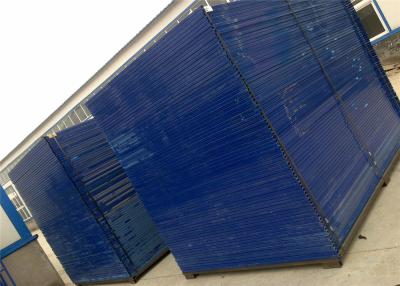 China Interpon Powder  Coated Blue Construction Temporary Fence Height 6’/1830mm*Width9.5’/2900mm Spacing4