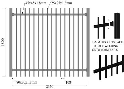 China Garrison Fencing for sale