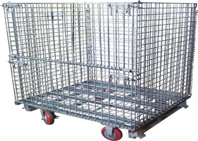 China Steel Foldable Wire Pallet; Wire Container; Wire cage; Warehouse cage for sale