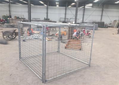 China 1500mm x 2000mm x 2000mm large size rubbish cage hot dipped galvanized rubbish cage contain à venda