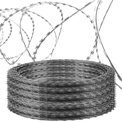 China Galvanized Razor Barbed Wire for sale
