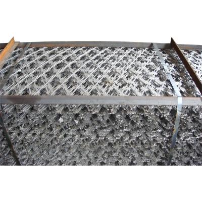 China Welded razor wire mesh Security fence for sale