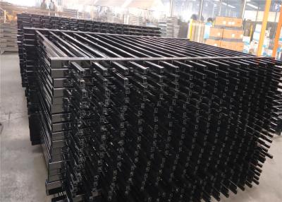 China Industrial Steel Security Crimped Spear Fencing Panels for sale