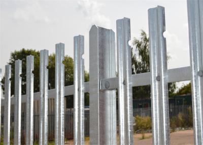 China Hot dipped Galvanized Palisade fencing for sale