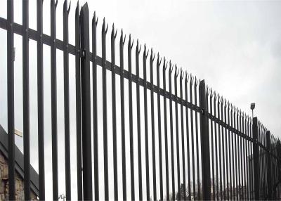China Triple Point Hot Galvanized Palisade Fencing for sale