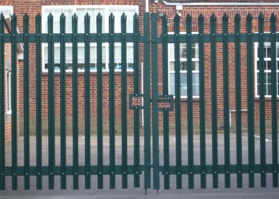 China Palisade Fencing Vehicle Gates for sale
