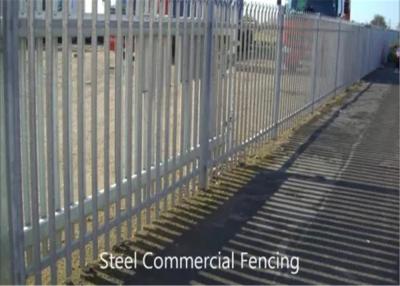 China 2.4m Height x 2.75m Width Palisade Fencing Panels Powder Coated Black HOt dipped Galvanized for sale