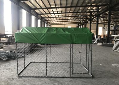 China chain link fence dog kennel 2.23x3.0x1.83m en venta
