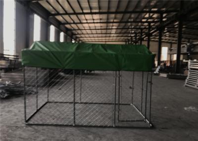 中国 6' wide x 8' long x 4' high Hurrican wire Dog Kennel Outer tubing 32mm 38mm wall thick 1.0mm wall thick 販売のため