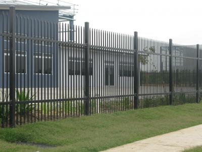China Australian standard high quality 2.4*1.2m flat top steel fence for Garden or pool for sale
