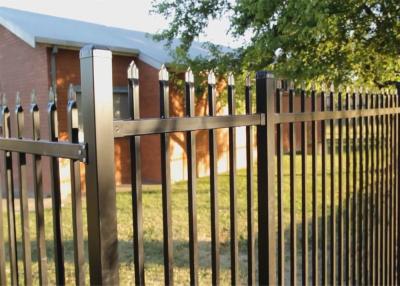 Chine Australia 2.1x2.4m Black Powder Coated Spear Top Steel Hercules SEcurity Fence Panel for School Factory Railway Park Bou à vendre