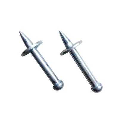 China NK POWER ACTUATED FASTENERS SHOOTING NAILS WITH 12MM STEEL WASHER for sale