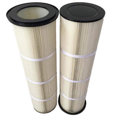 China Powder Coating Dust Collector Filter 2 Micron High Pressure Paper Air Filter for sale