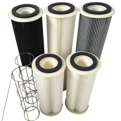 China Industrial Cylindrical Dust Collector Filter PTFE Film Antistatic 100 Micron for sale