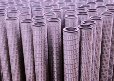China 99.98% Cylindrical Gas Coalescing Filter 0.1um High Pressure Natural Gas Filters for sale