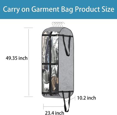 China Garment Bags For Hanging Clothes, Suit Bag, Carry On Garment Bag, Moving Bags, Suit Travel Cover For Men for sale