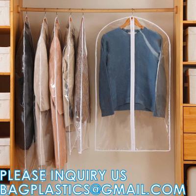 중국 Clear Suit Bag, Plastic Dress Bags For Gowns Long, Dress Protector Zippered Garment Covers For Closet Storage 판매용