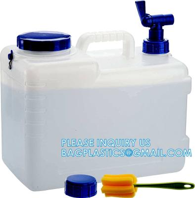 중국 Portable Outdoor Camping Water Bucket With Handle BPA-Free Food Grade Material Square Liquid Storage Container 판매용