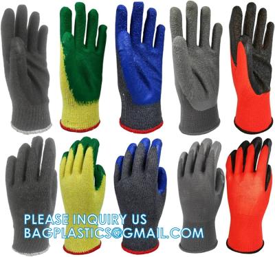 China Nylon Knitted Polyurethane Palm Heavy Duty Work Fit Glove Knit Guantes De Trabajo Palm Pu Coated Safety Work Glo for sale