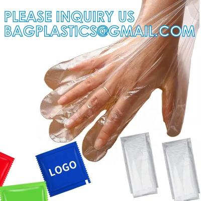 China 2pcs Per Pack Folded Gloves Biodegradable Gloves Disposable Food Grade Gloves Eat Lobste For Resraurent Bar Hair Dying for sale