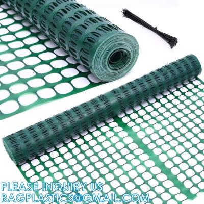 China Reusable Netting Safety Fences Roll with Zip Ties, Durable Temporary Pool Fence Snow Fencing for Deer Rabbit for sale