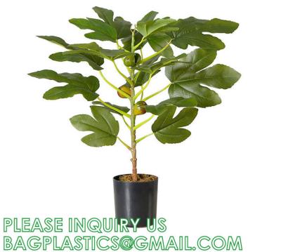 China Real Touch 120cm Artificial Tree Bonsai Plant Fig Tree Ficus Carica Decorative Tree Artificial Plant Home Decor for sale