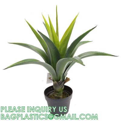 China Artificial Agave Plant Potted Plants, Artificial Plant Perfect for Home Office Indoor Decoration for sale