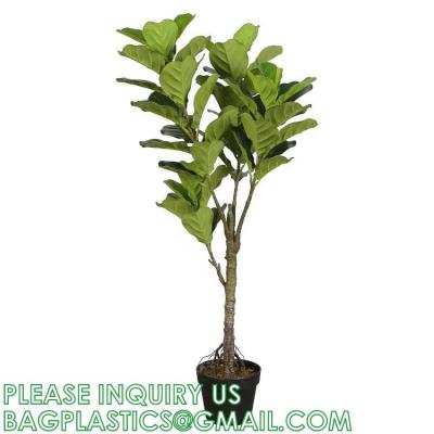 China Artificial Fiddle Leaf Fig Tree 6ft Tall 86 Decorative Faux Fiddle Leaves Fake Fig Silk Tree In Pot Artificial Tree for sale