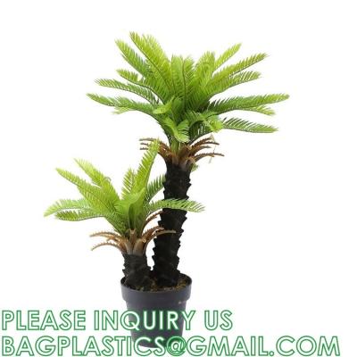 China Gorgeous Cycas Revoluta Sago Palm Tree Artificial Plant with Nursery Pot, Feel Real Technology, 28 Long & Giant for sale
