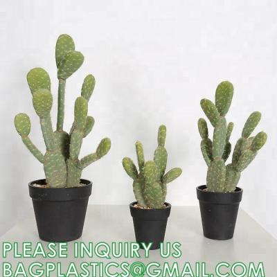 China Pear Cactus Artificial Cactus Fake Big Cacti Pick Tall Faux Bunny Ear Plants for Home Garden Office Store Decor for sale