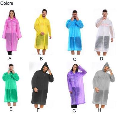 China Oxford Raincoat Polyester & PVC Raincoat PVC Raincoat EVA Raincoat, Rain Poncho Reusable Unisex for Women Rain Cape for sale