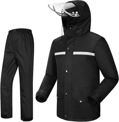 China Rain Suit Jacket & Trouser Suit Raincoat for Men & Women Outdoor All-Sport Waterproof Breathable Anti-storm for sale