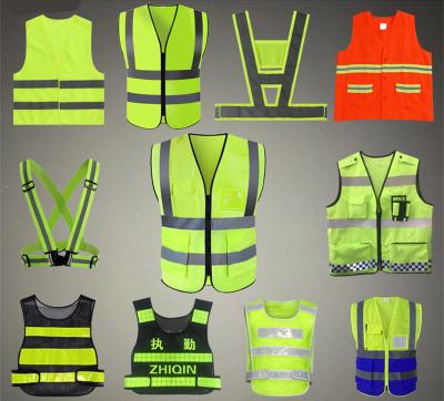 China Luminous Generation of Driving Reflective Vest 160g Construction Reflective Traffic Road Working Jackets Safety Vest for sale