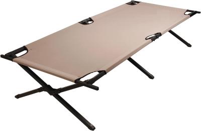China Outdoor Camping Travel Portable Foldable Steel Camping Bed Frame, Office Nap, Beach Vocation and Home Lounging for sale