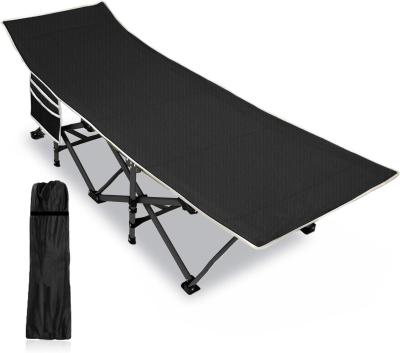 China Oversized Portable Foldable Outdoor Bed for Adults Kids, Heavy Duty Cot Traveling Gear Supplier, Office Nap, Beach for sale