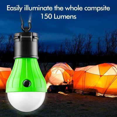 China Tent Lamp Portable LED Tent Light Clip Hook Hurricane Emergency Lights LED Camping Bulb Camping Tent Lante for sale